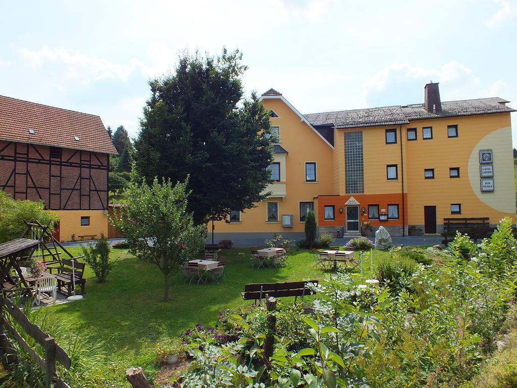 Landgasthof Zur Muehle Naila Exterior foto