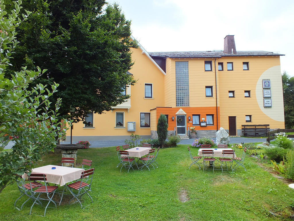 Landgasthof Zur Muehle Naila Exterior foto